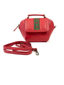 LADIES MINI SATCHEL LEATHER