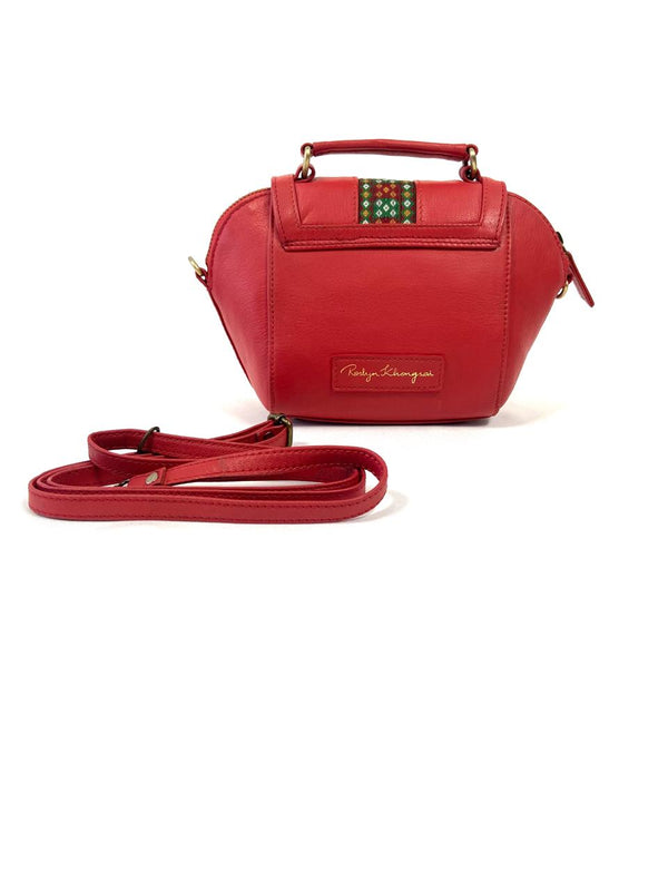 LADIES MINI SATCHEL LEATHER