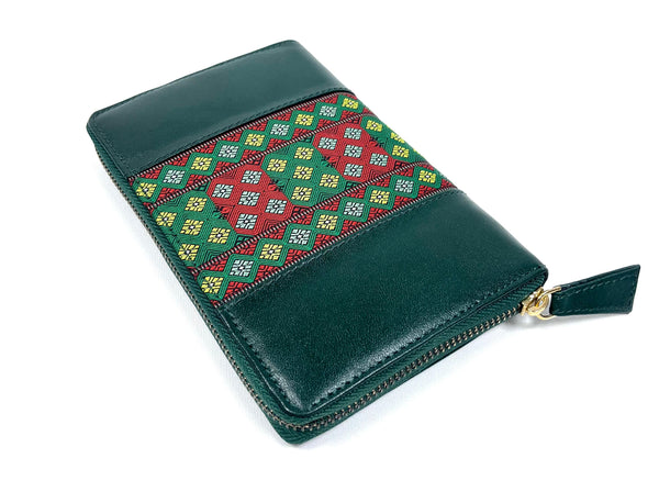 Ladies leather Zipper Wallet