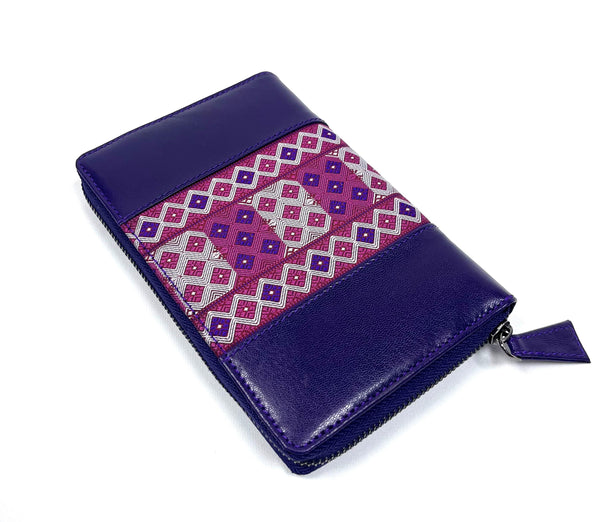 Ladies leather Zipper Wallet