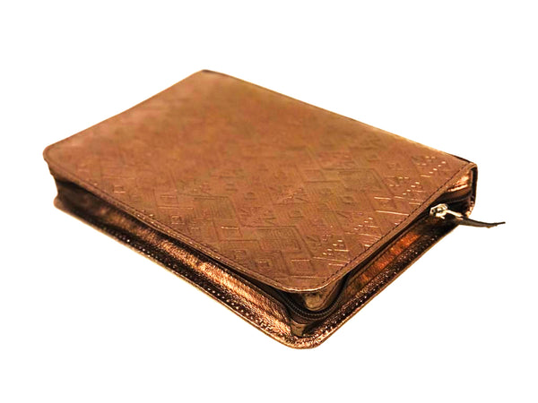 LEATHER EMBOSSED BIBLE COVER