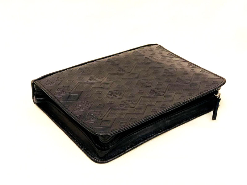 LEATHER EMBOSSED BIBLE COVER